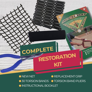 Pro Model Refurbishment Kit (26 OZ, Black) – Bands, Net, Grip, Pliers & Guide