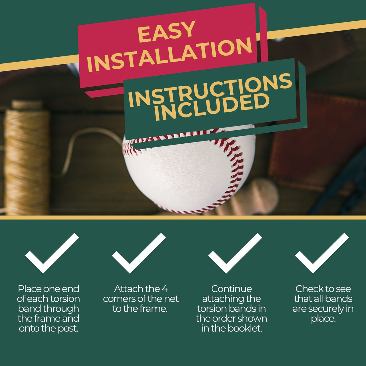 Pro Model Refurbishment Kit (26 OZ, Black) – Bands, Net, Grip, Pliers & Guide