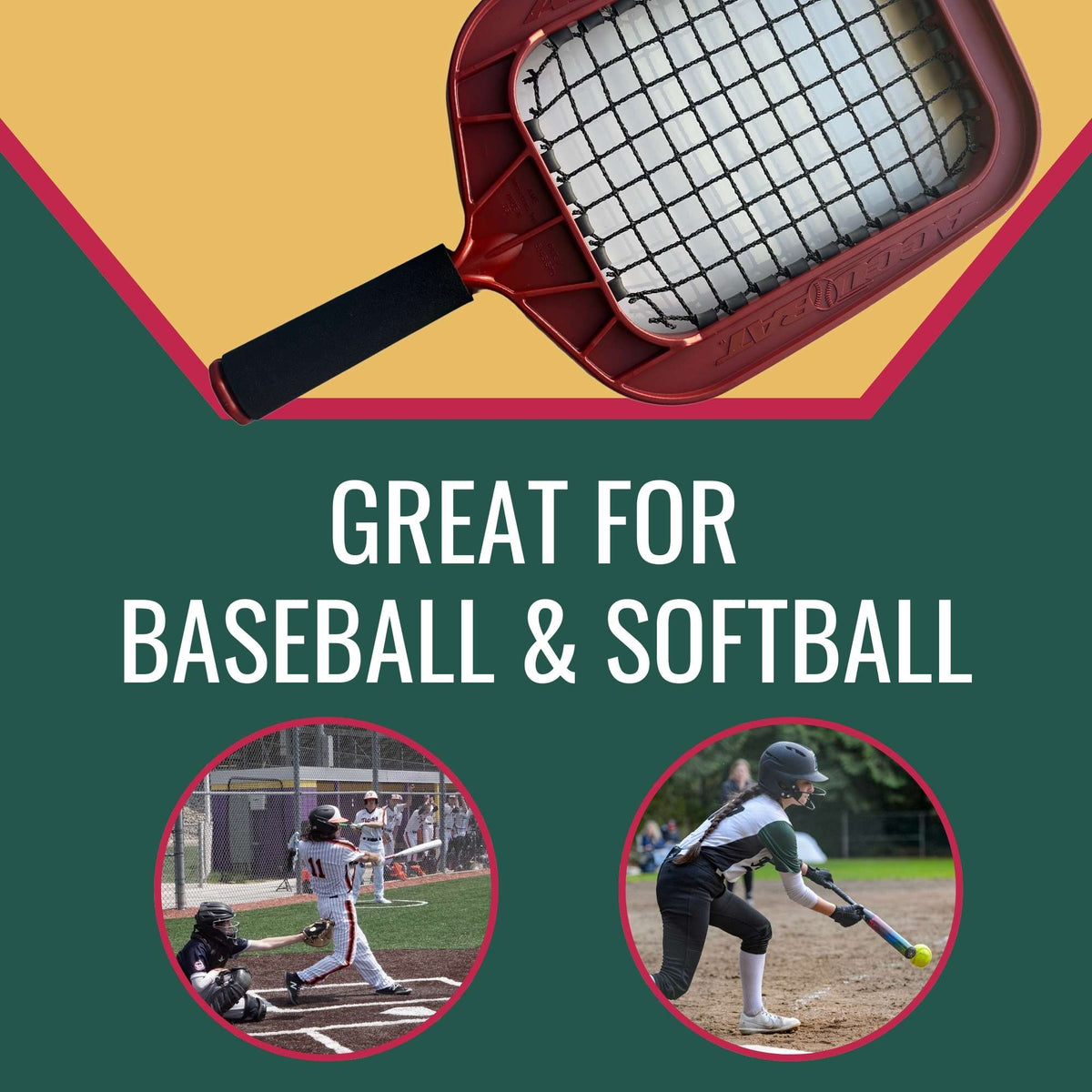 Accubat Coaches Helper, 20 OZ (Red)