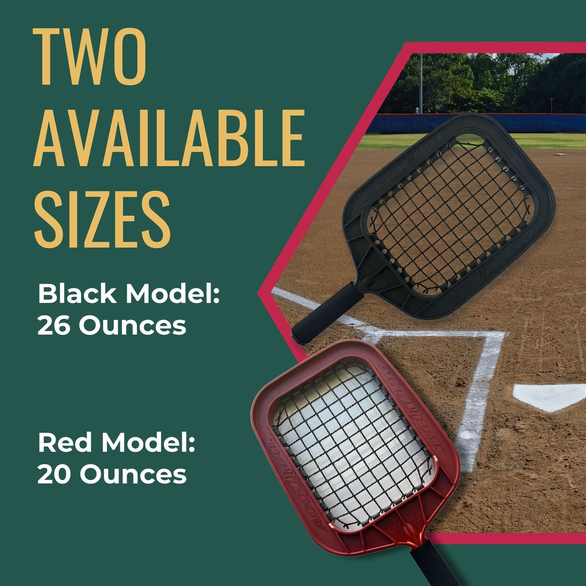 Accubat Coaches Helper, 20 OZ (Red)